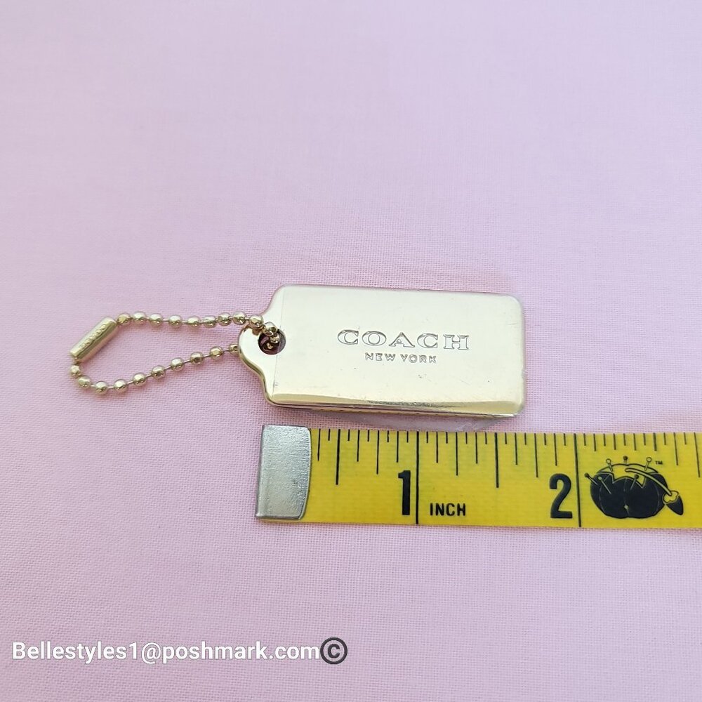 COACH Hangtags / Charms Replacement for Bags, Backpacks, Sling-bags. Gold-tone⭐ - Picture 12 of 13